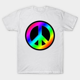 Love and Peace RAINBOW T-Shirt